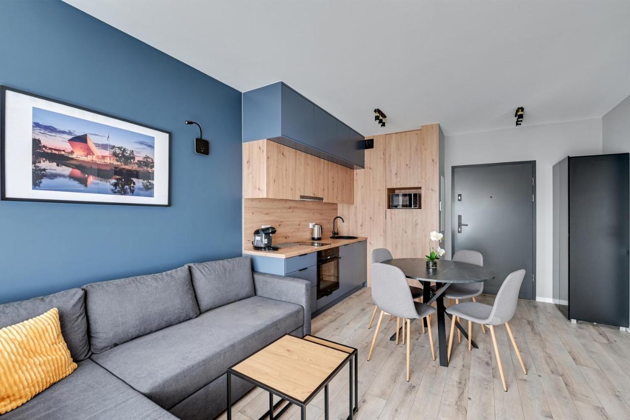 Blue Mandarin - Chlebova Apartments 그단스크 외부 사진