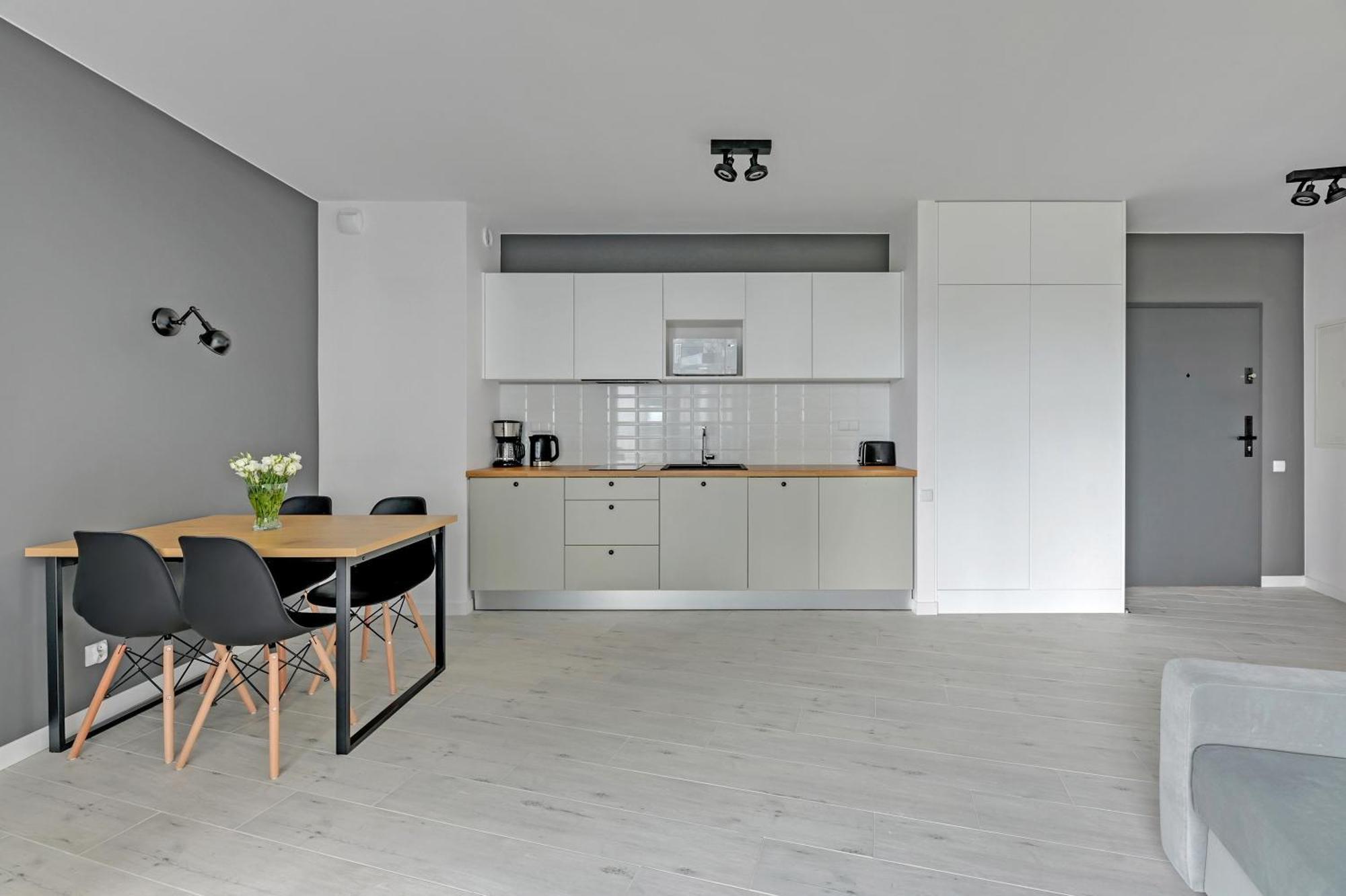 Blue Mandarin - Chlebova Apartments 그단스크 객실 사진