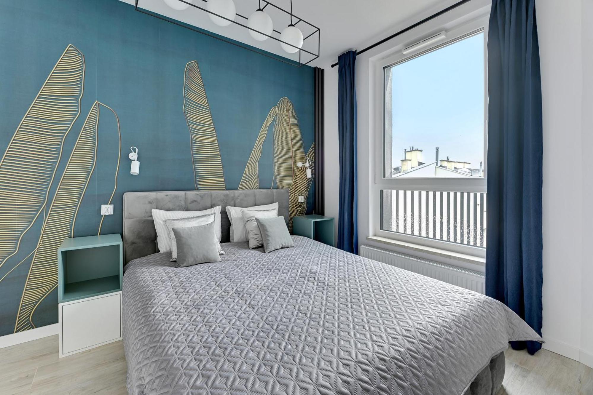 Blue Mandarin - Chlebova Apartments 그단스크 객실 사진
