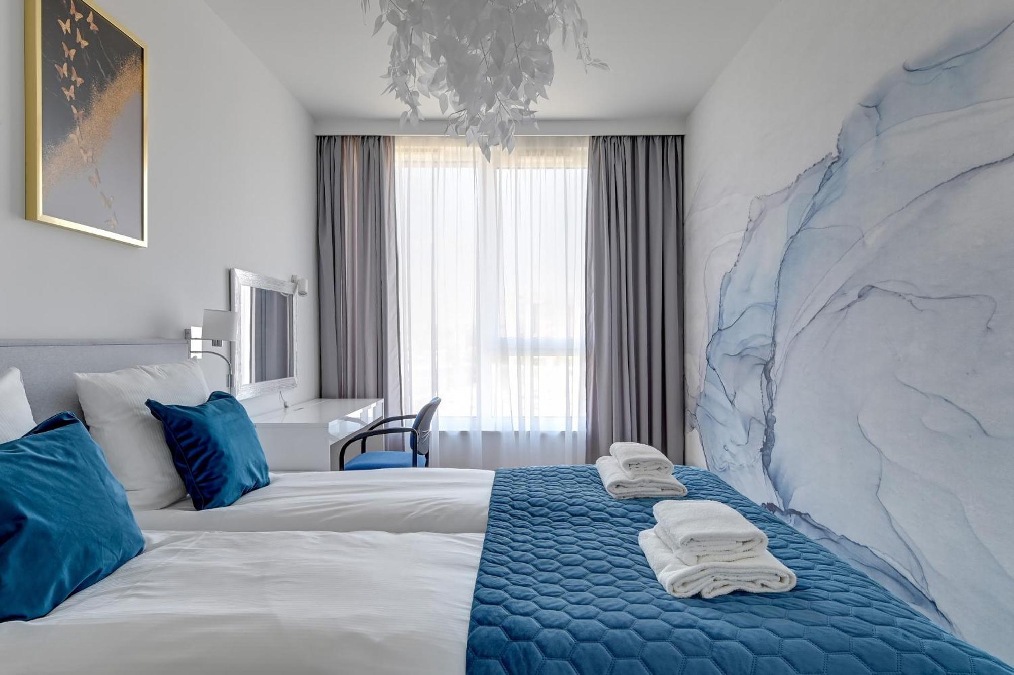 Blue Mandarin - Chlebova Apartments 그단스크 객실 사진